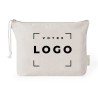 Trousse de toilette en coton recyclé personnalisée