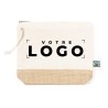 Trousse de toilette Fairtrade en coton et jute laminé