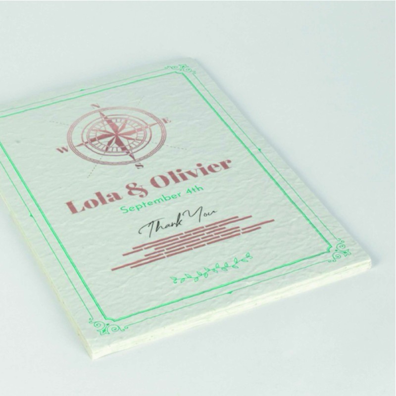 Flyer recyclé personnalisé – Communication éco-responsable