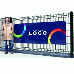 Banderole PVC 440g personnalisée anti-feu B1 | Impression HD France