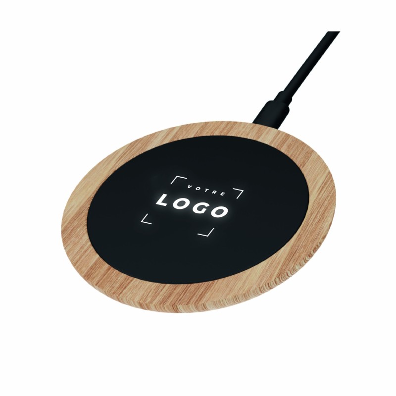 Chargeur à induction 15W en bois de chêne | Made in France