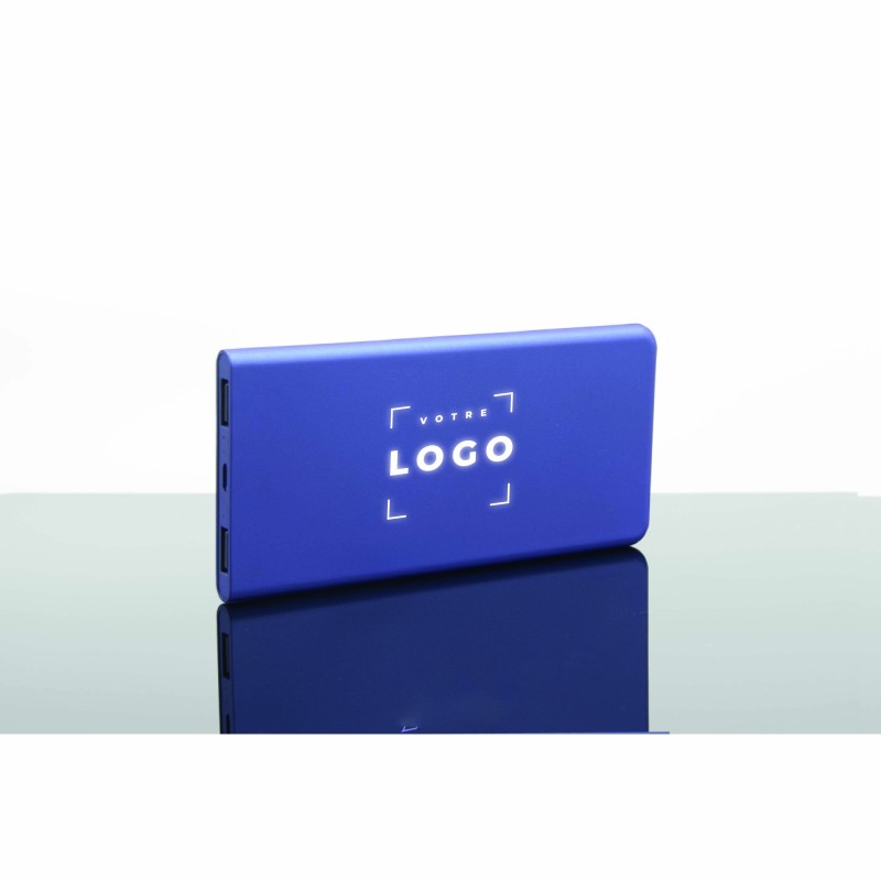 Powerbank personnalisé ultra fin en ABS recyclé