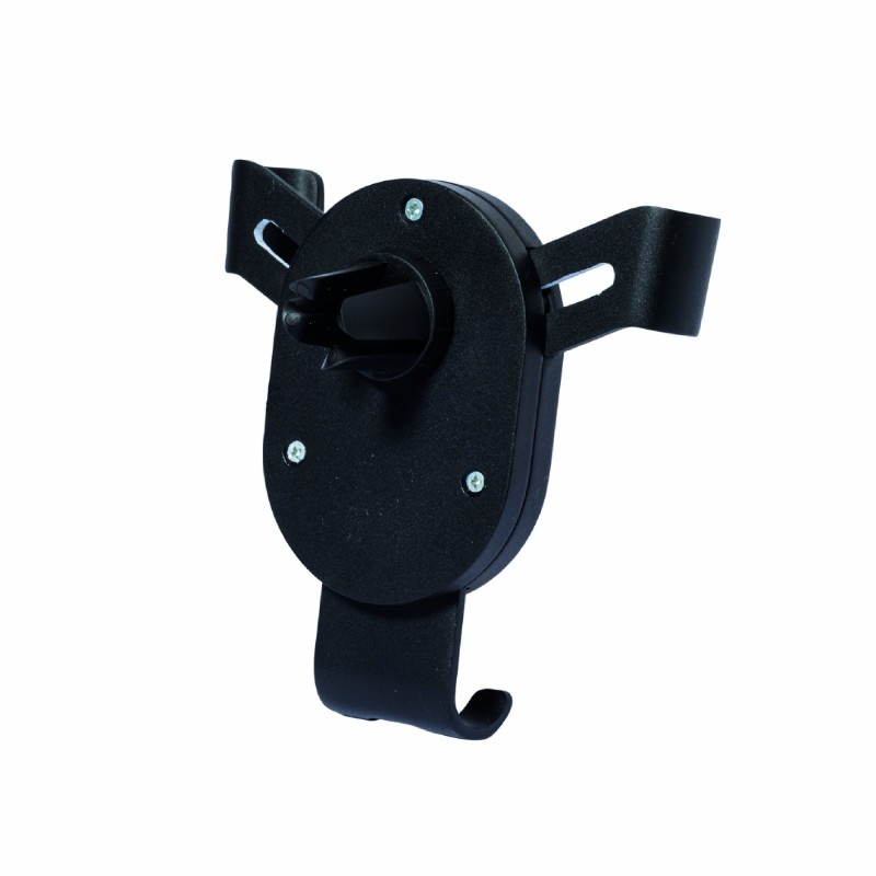 Support smartphone voiture personnalisable – Design noir & bambou