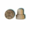 Bouchon de liège personnalisé avec tête en bois – Made in France