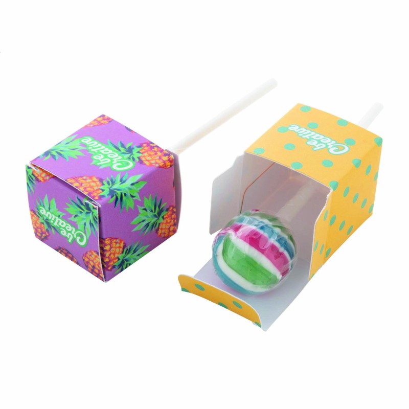 Sucette multi-fruits personnalisée | Goodies gourmands entreprise