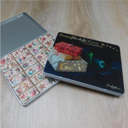 Calendrier de l’avent boîte décorative personnalisable | Chocolat
