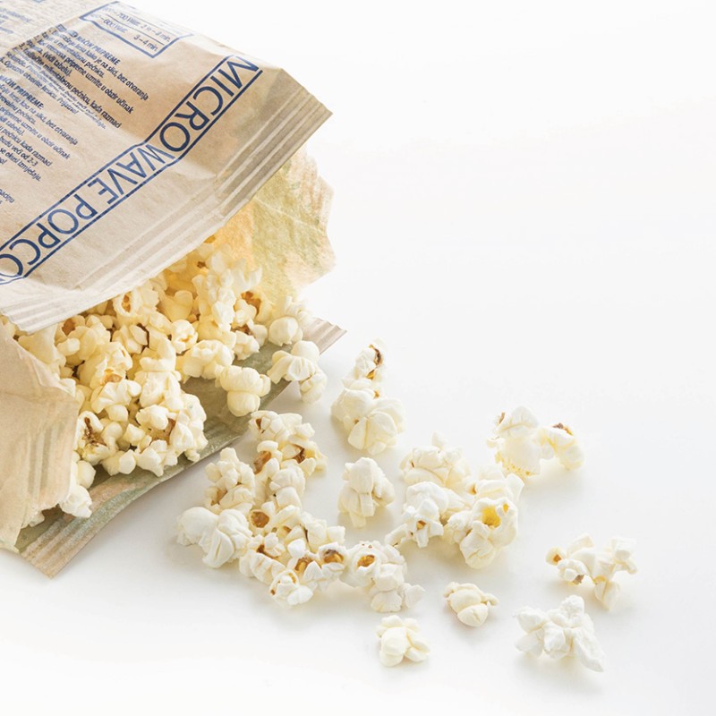 Sachet de popcorn salé personnalisé – Snack d’entreprise gourmand