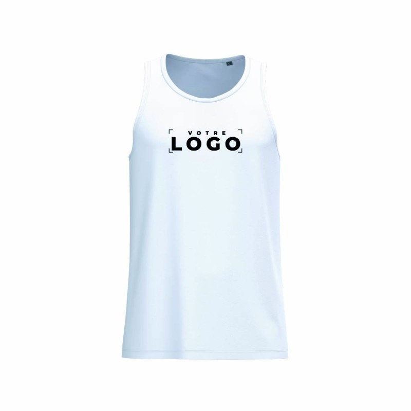 Débardeur bio homme personnalisé | Goodie textile entreprise