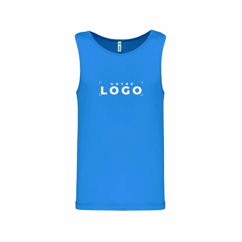 Débardeur de sport homme personnalisé | Goodie textile entreprise
