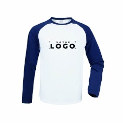 Tee-shirt baseball manches longues homme personnalisé |Textile