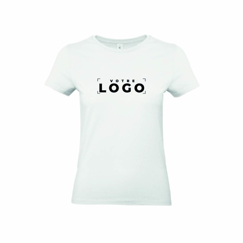 Tee-shirt col rond femme personnalisé | Goodie textile entreprise
