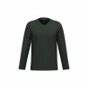 Tee-shirt col V manches longues homme