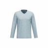 Tee-shirt col V manches longues homme