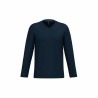 Tee-shirt col V manches longues homme