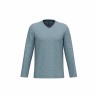 Tee-shirt col V manches longues homme