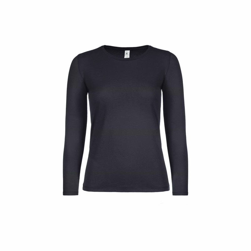 Tee-shirt manches longues femme | Coton ring-spun et personnalisable
