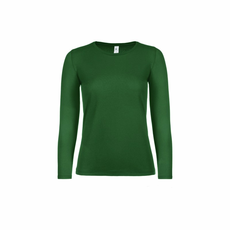 Tee-shirt manches longues femme | Coton ring-spun et personnalisable