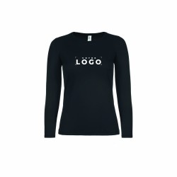 Tee-shirt manches longues femme | Coton ring-spun et personnalisable