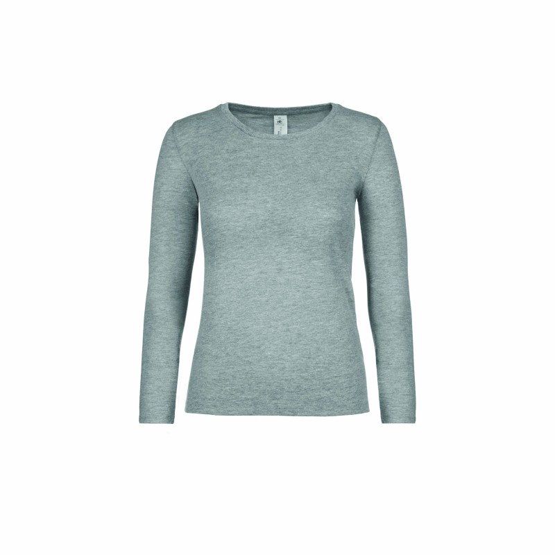 Tee-shirt manches longues femme | Coton ring-spun et personnalisable