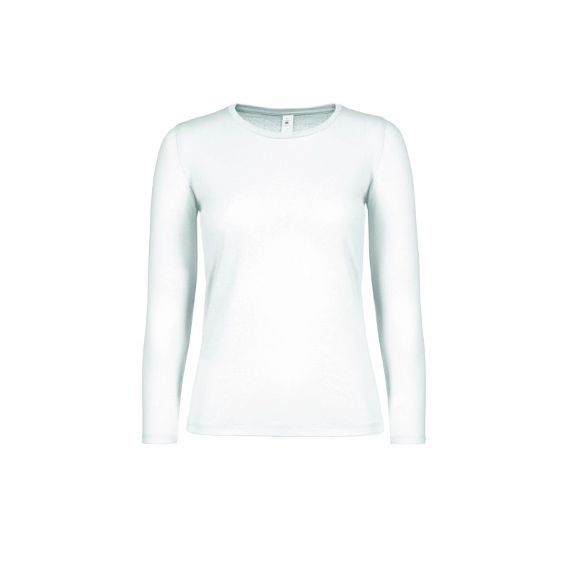 Tee-shirt manches longues femme | Coton ring-spun et personnalisable