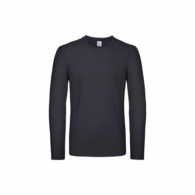 Tee-shirt manches longues homme | Coton ring-spun et personnalisable
