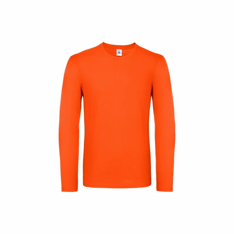 Tee-shirt manches longues homme | Coton ring-spun et personnalisable