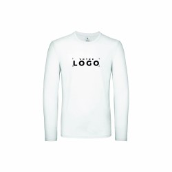 Tee-shirt manches longues homme | Coton ring-spun et personnalisable