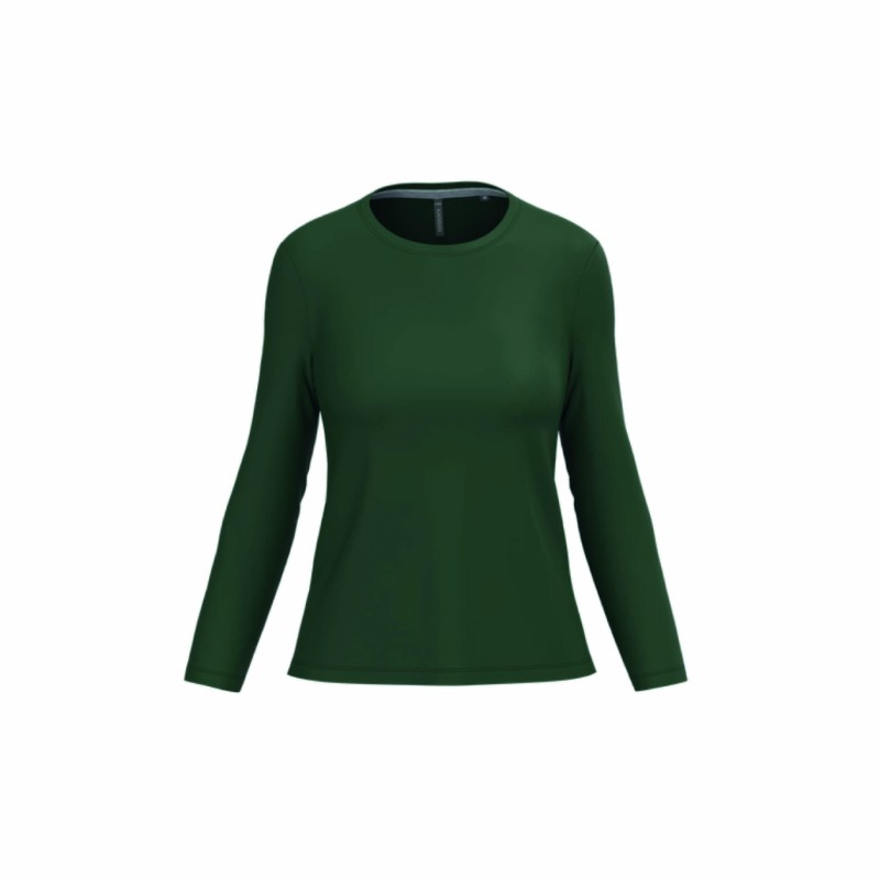 Tee-shirt manches longues femme | Coton peigné et personnalisable