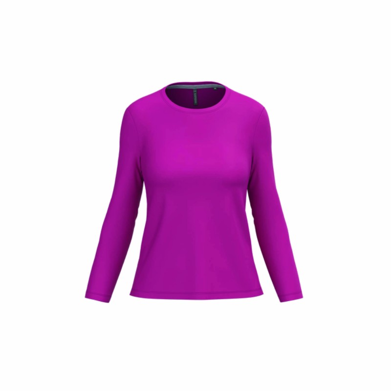 Tee-shirt manches longues femme | Coton peigné et personnalisable