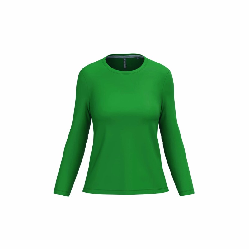 Tee-shirt manches longues femme | Coton peigné et personnalisable