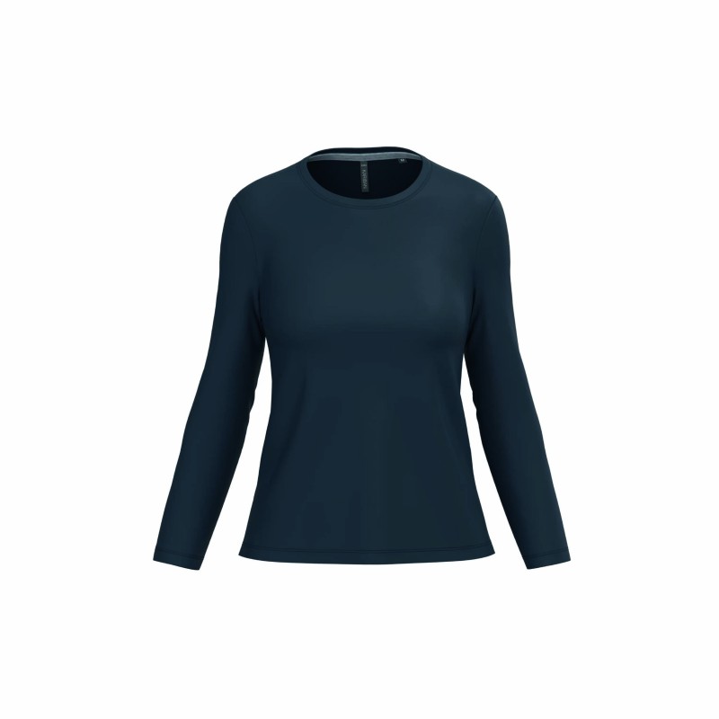 Tee-shirt manches longues femme | Coton peigné et personnalisable