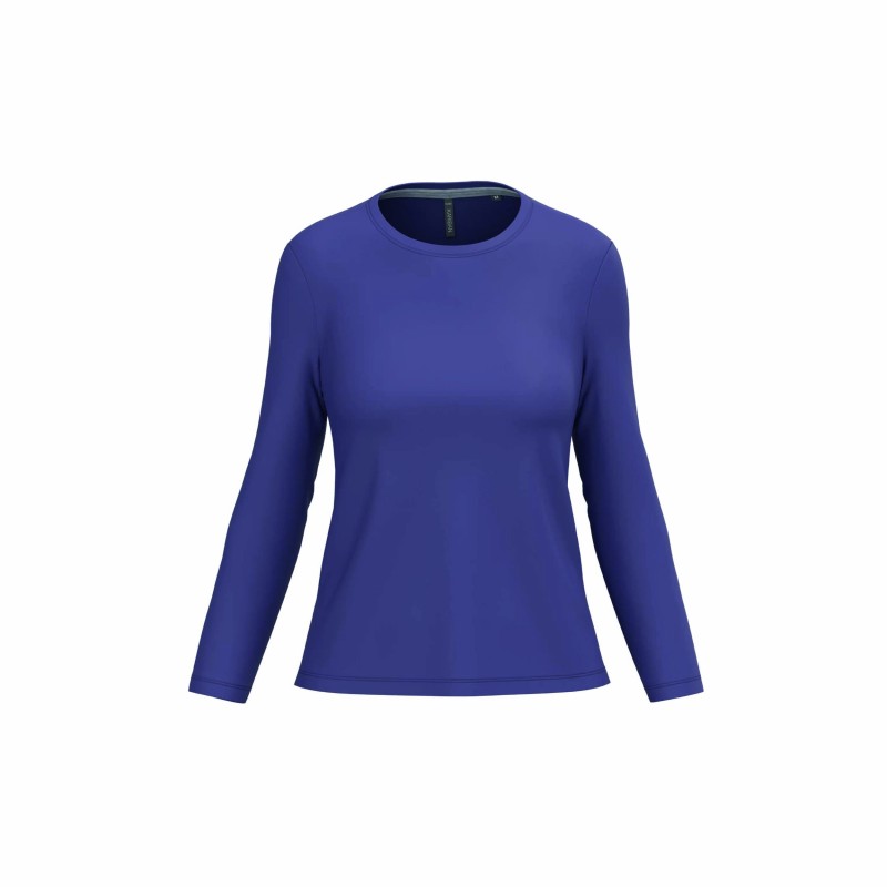 Tee-shirt manches longues femme | Coton peigné et personnalisable