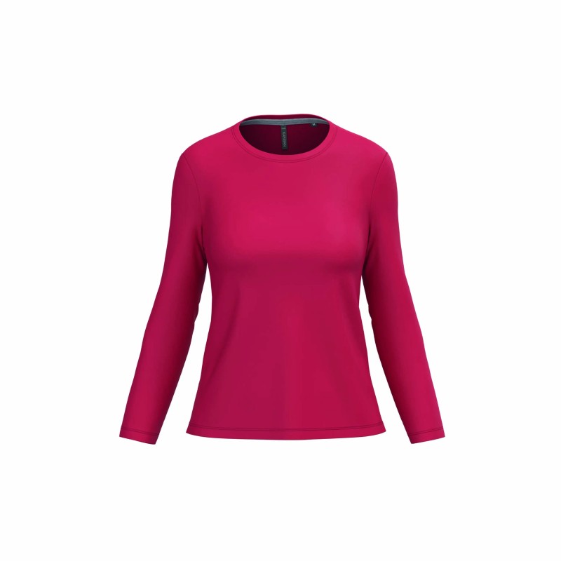 Tee-shirt manches longues femme | Coton peigné et personnalisable