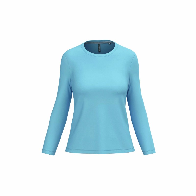 Tee-shirt manches longues femme | Coton peigné et personnalisable