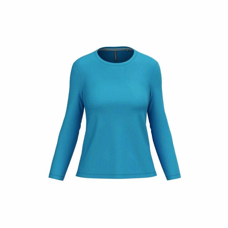 Tee-shirt manches longues femme | Coton peigné et personnalisable