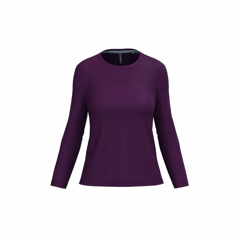 Tee-shirt manches longues femme | Coton peigné et personnalisable