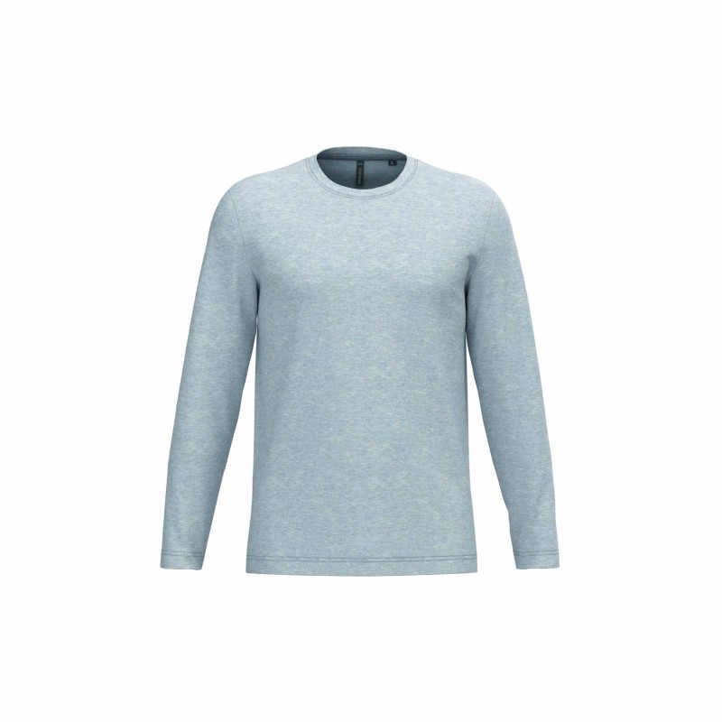 Tee-shirt manches longues homme | Coton peigné et personnalisable