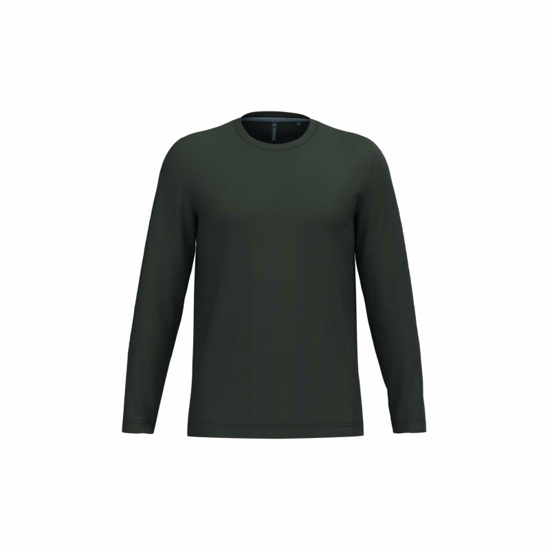Tee-shirt manches longues homme | Coton peigné et personnalisable