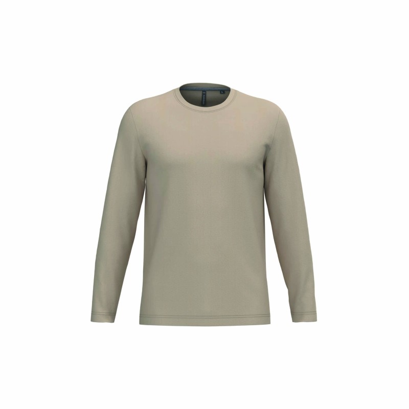Tee-shirt manches longues homme | Coton peigné et personnalisable