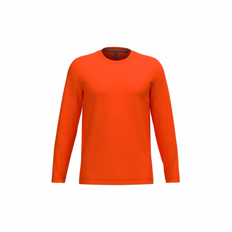 Tee-shirt manches longues homme | Coton peigné et personnalisable