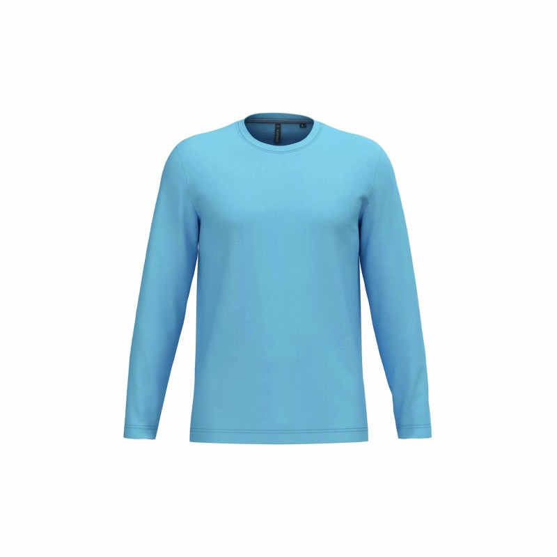 Tee-shirt manches longues homme | Coton peigné et personnalisable