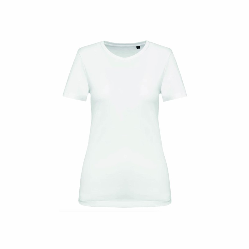 Tee-shirt Supima® femme col rond | Textile premium personnalisable