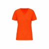 Tee-shirt col V bio femme | Textile personnalisé entreprise