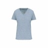 Tee-shirt col V bio femme | Textile personnalisé entreprise