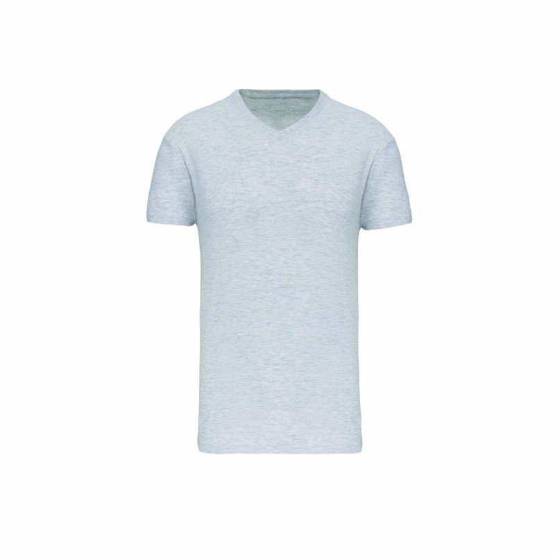 Tee-shirt col V bio homme | Textile personnalisé entreprise