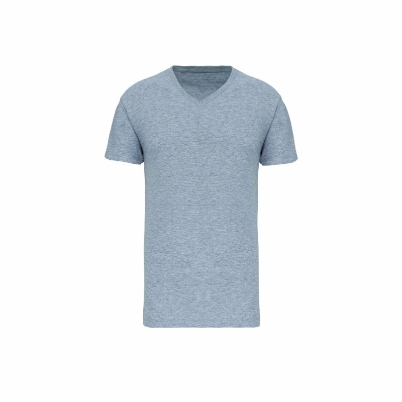 Tee-shirt col V bio homme | Textile personnalisé entreprise