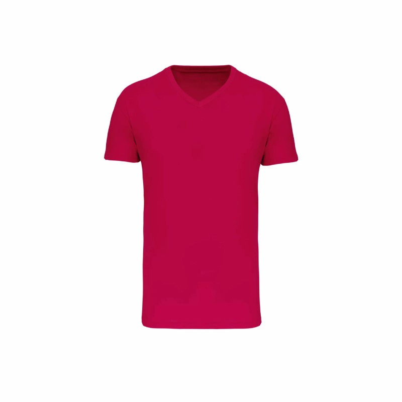 Tee-shirt col V bio homme | Textile personnalisé entreprise