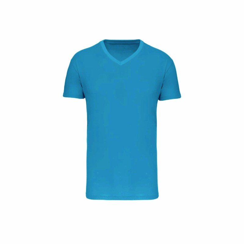 Tee-shirt col V bio homme | Textile personnalisé entreprise