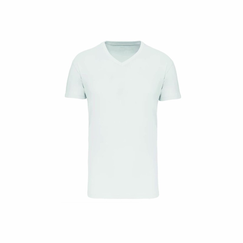 Tee-shirt col V bio homme | Textile personnalisé entreprise