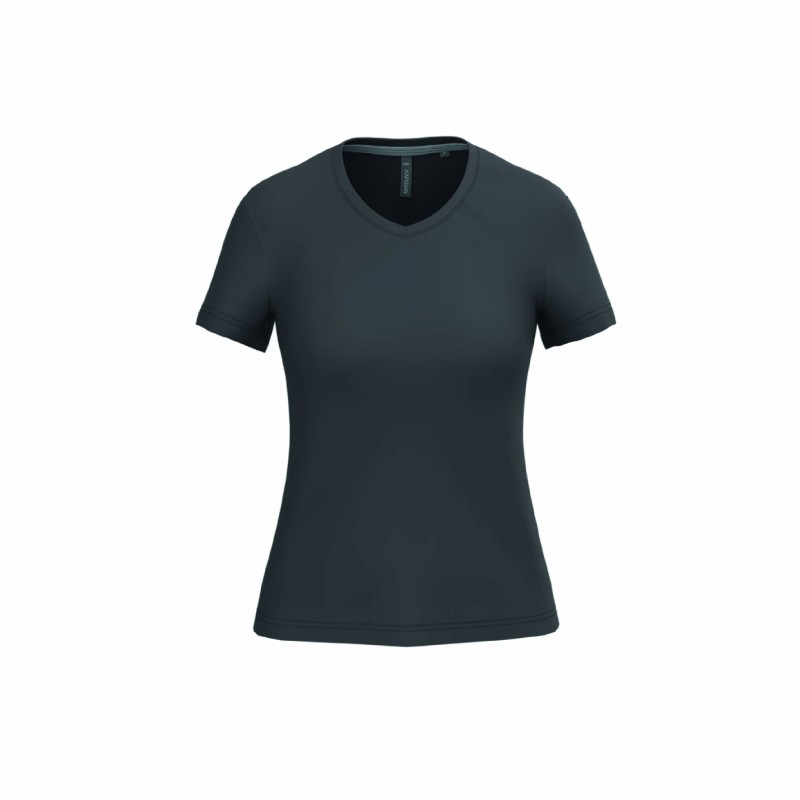 Tee-shirt col V femme personnalisable | Textile corporate 22 coloris